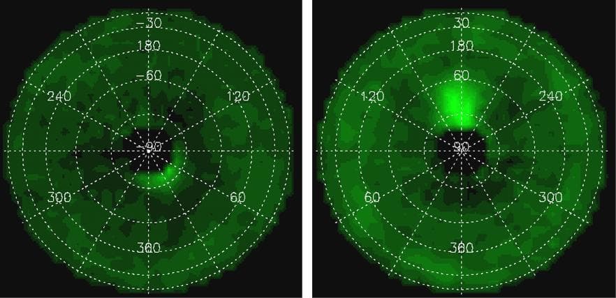 NASA image: Acetylene around Jupiter Poles