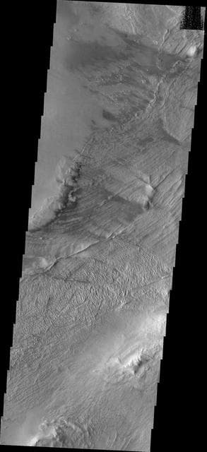 NASA image: Melas Chasma Landslides