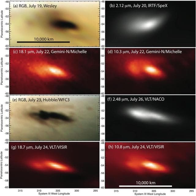 NASA image: Eight Looks at the Jupiter Impact