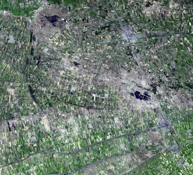 NASA image: Jizzax Province, Uzbekistan
