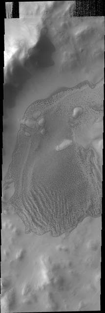 NASA image: Wegener Crater Dunes
