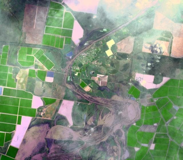 NASA image: ASTER Images Continuing Flooding in Australia