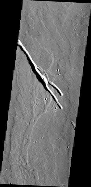 NASA image: Volcanic Channels