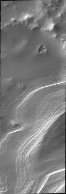 NASA image: South Polar Layers