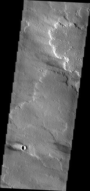 NASA image: Windstreak on Daedalia Planum