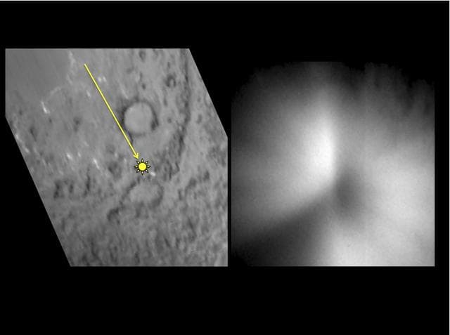NASA image: Deep Impact Effect on Tempel 1