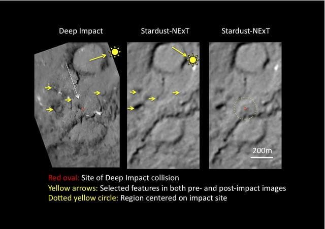 NASA image: Comet Tempel 1 Six Years Later