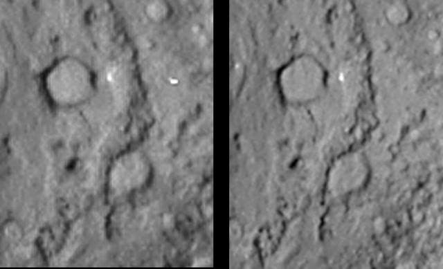 NASA image: Comet Tempel 1 in Stereo