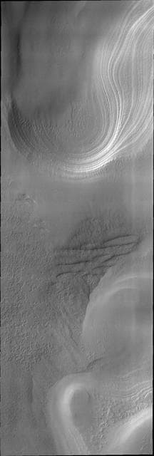 NASA image: South Polar Layers