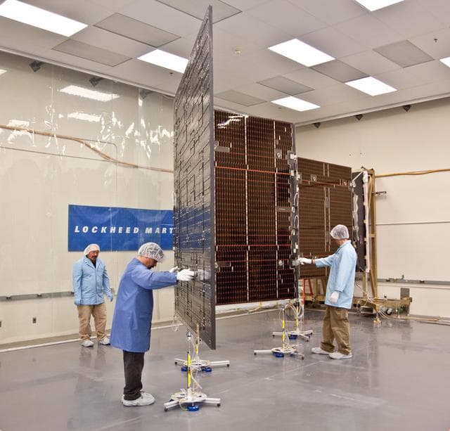 NASA image: Juno Solar Panel Deployment Test