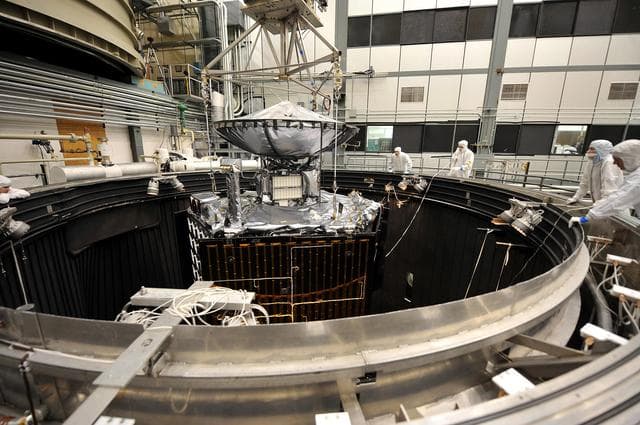 NASA image: Juno Emerges from Thermal-Vac Testing