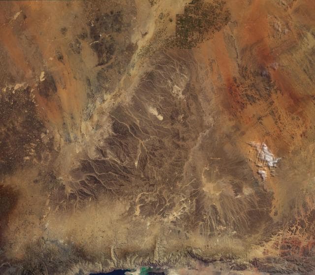 NASA image: Where on Earth...? MISR Mystery Image Quiz #27: Jordan