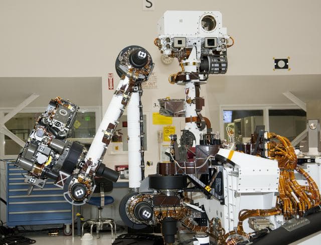 NASA image: Arm and Mast of NASA Mars Rover Curiosity