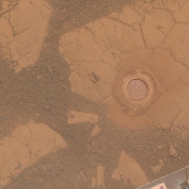 NASA image: Gagarin Rock Examined by Opportunity in 2005