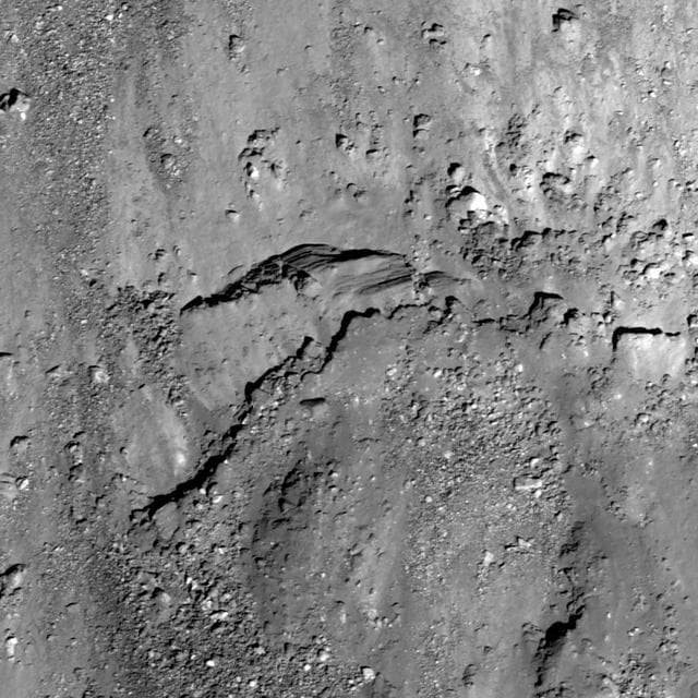 NASA image: Stratified Ejecta Blocks