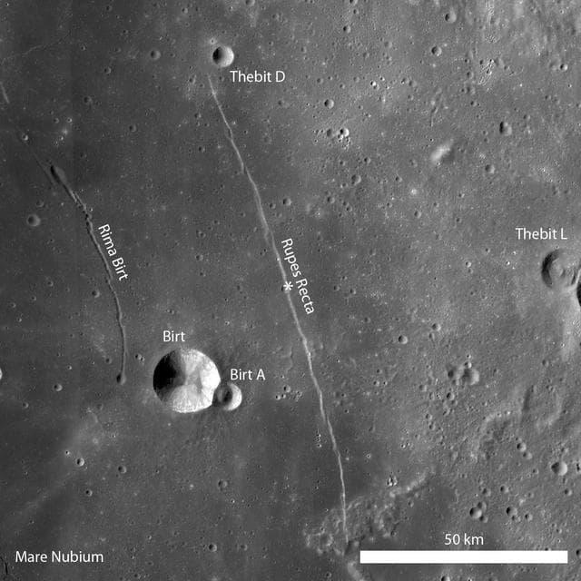NASA image: Rupes Recta