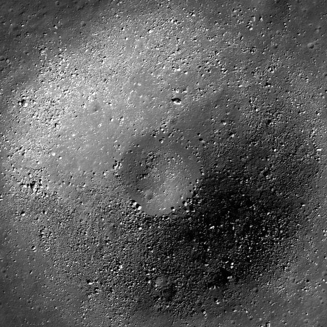 NASA image: Small Crater in Oceanus Procellarum
