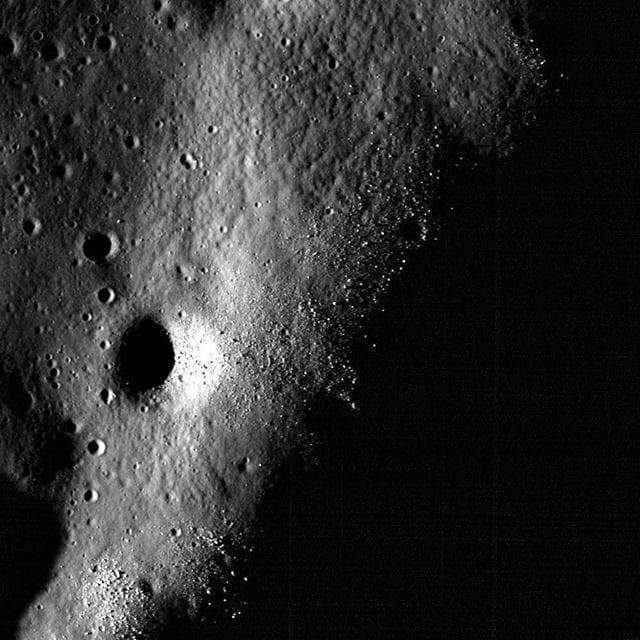 NASA image: Boulder Clusters on a Ridge Crest