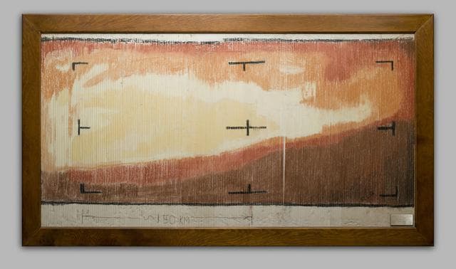 First TV Image of Mars Hand Colored