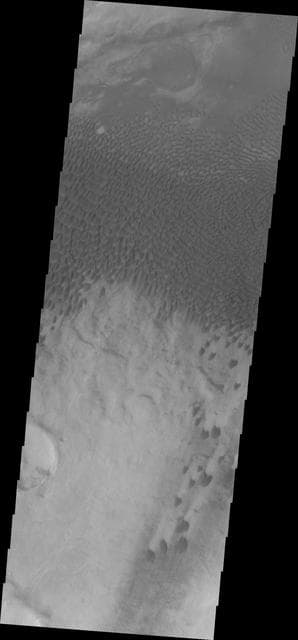NASA image: Dunes in Aonia Terra