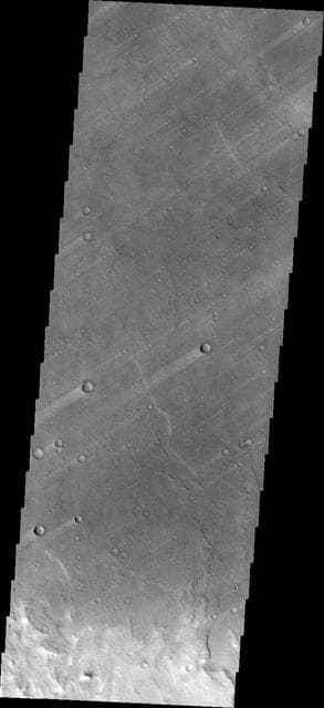 NASA image: Windstreaks on Syrtis Major Planum