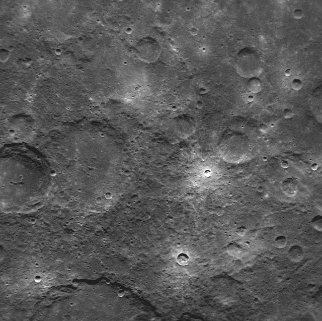 NASA image: First NAC Image Obtained in Mercury Orbit