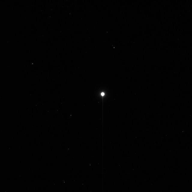 Dawn First Glimpse of Vesta -- Unprocessed