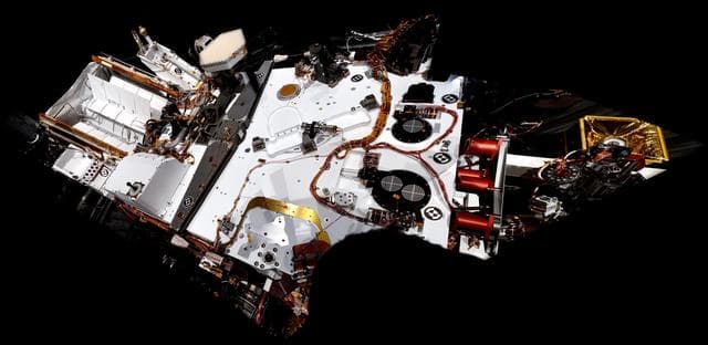 NASA image: Mast Camera View of Curiosity Deck