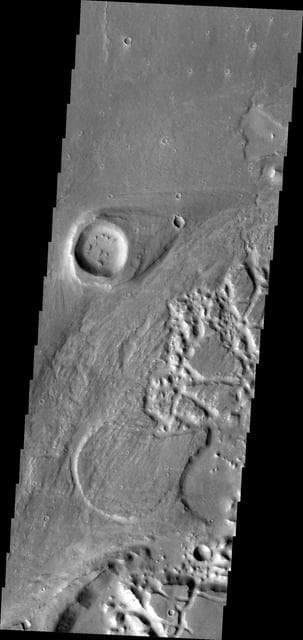 NASA image: Elator Vallis