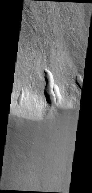 NASA image: Olympus Mons Flows