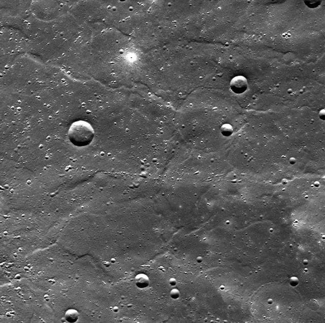 NASA image: Two Kinds of Small Craters