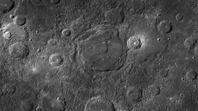 NASA image: The Crater and the Scarp