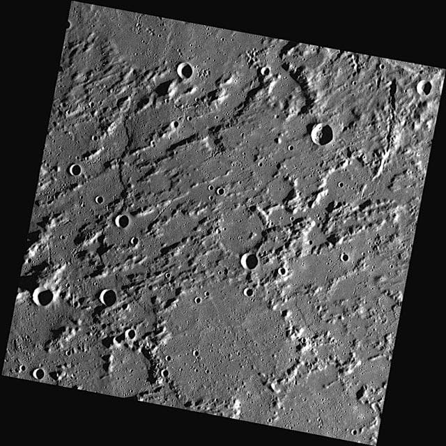 NASA image: A Rugged Landscape Outside of Caloris