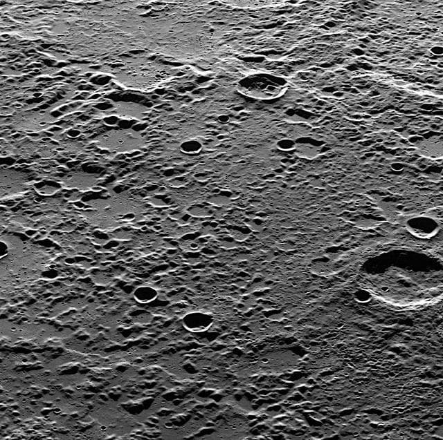 NASA image: Gazing Over a Cratered World