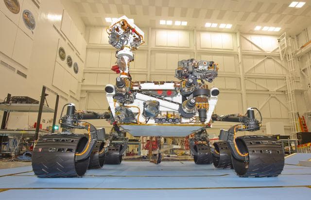 NASA image: Mars Rover Curiosity, Front View