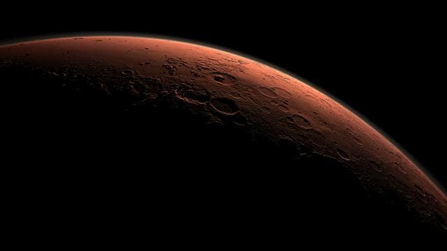 NASA image: Daybreak at Gale Crater