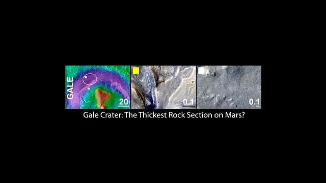 NASA image: Gale Crater, the Selected Landing Site for Curiosity