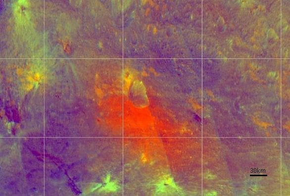 NASA image: Different Shades of Vesta False-Color