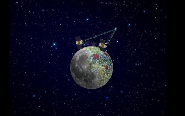 NASA image: GRAIL Artist Rendition