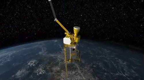 SMAP Flys over Earth Artist Concept