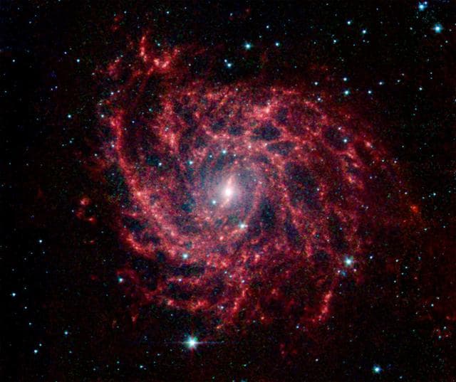 NASA image: Spider Web of Stars in IC 342A