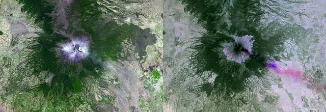 NASA image: NASA Spacecraft Images Mexican Volcanic Eruption