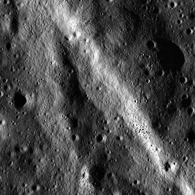 NASA image: Forked Wrinkle Ridge