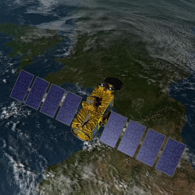 NASA image: Artist Concept of U.S.-European Jason-3 Ocean Altimetry Satellite over France