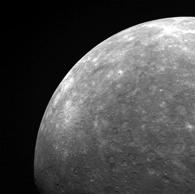 NASA image: It All Ends at Mercury Limb