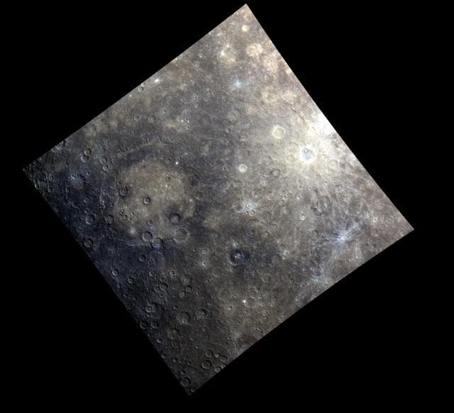 NASA image: Rembrandt Basin -- in Color!