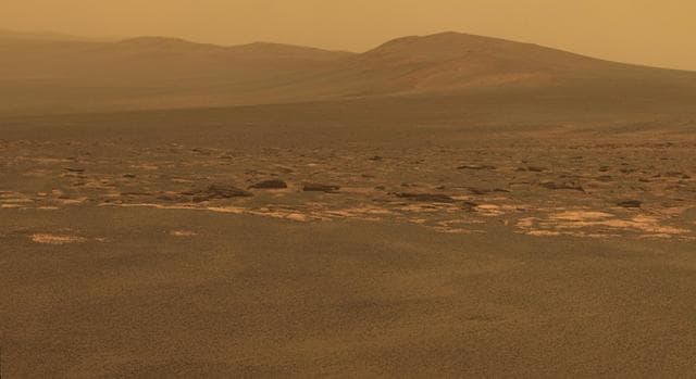 NASA image: West Rim of Endeavour Crater on Mars