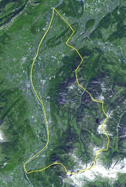 NASA image: Principality of Liechtenstein