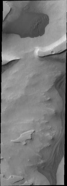 NASA image: Dunes in Sisyphi Cavi