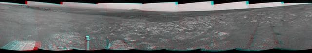 NASA image: Spirit Point Vista from Opportunity, in Stereo